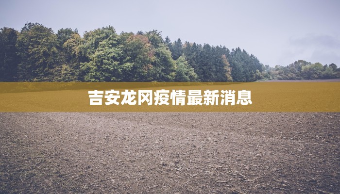 吉安龙冈疫情最新消息